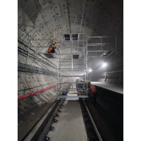 隧道施工架 輕型鋁合金組合施工作業(yè)架 搭拆便捷