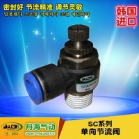韓國DANHI丹海SC單向節(jié)流閥氣缸調(diào)速閥限流器